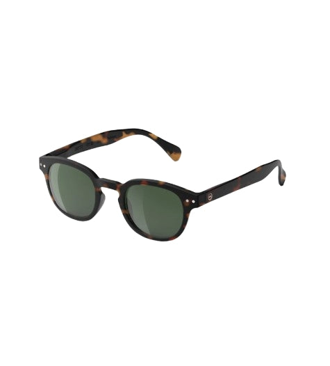 IZIPIZI SUN POLARISIERTE BRILLE MOD. C SCHILDKRÖTENGRÜNE GLÄSER