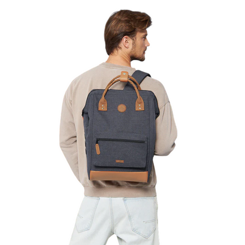 ADVENTURER RUCKSACK LARGE LONDON SCHWARZ MELANGED CABAIA SCHWARZ
