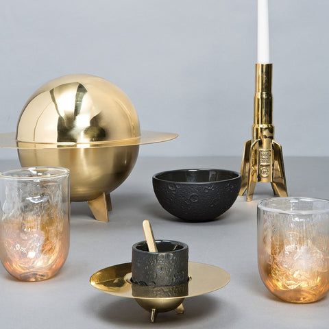 COSMIC DINER GLAS - METEORIT DIAM. CM 8.5 H.12.5 10935 SELETTI