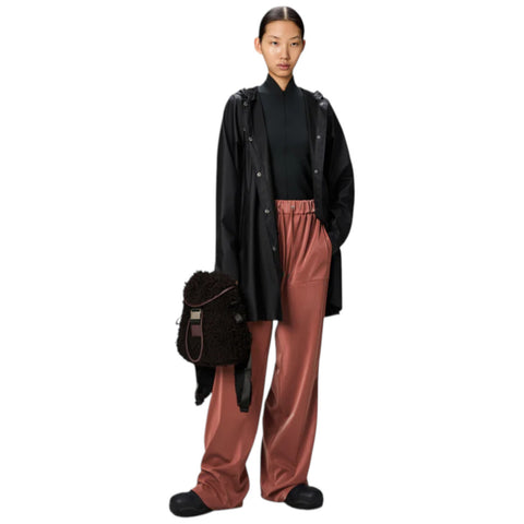 REGENMANTEL A-LINIE W JACKE XS W3 18050 RAINS SCHWARZ