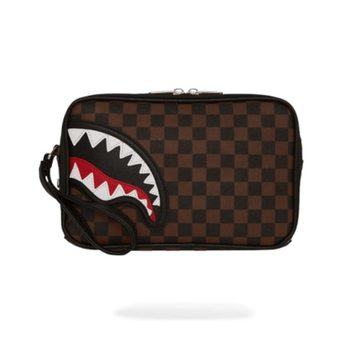 SAWTOOTH SHARKS IN PARIS TOILETTENARTIKEL BRICK 910B7840NSZ SPRAYGROUND BRAUN