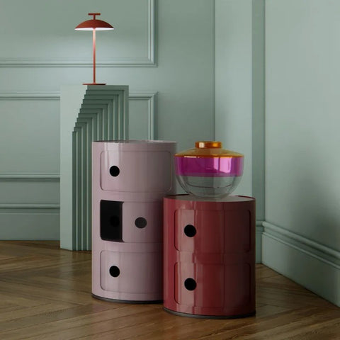 MODULAR NACHTTISCH 3 ELEMENTE MALVA 04967/MV KARTELL LILA