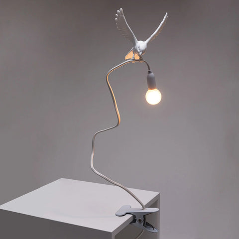 LAMPADA SPARROW LANDING ART15310 SELETTI WHITE