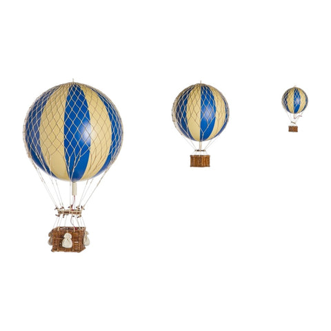 Heißluftballon 18cm Blau AP161D Authentic Models