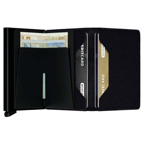 SECRID SLIMWALLET CRISPLE SCHWARZE GELDBÖRSE