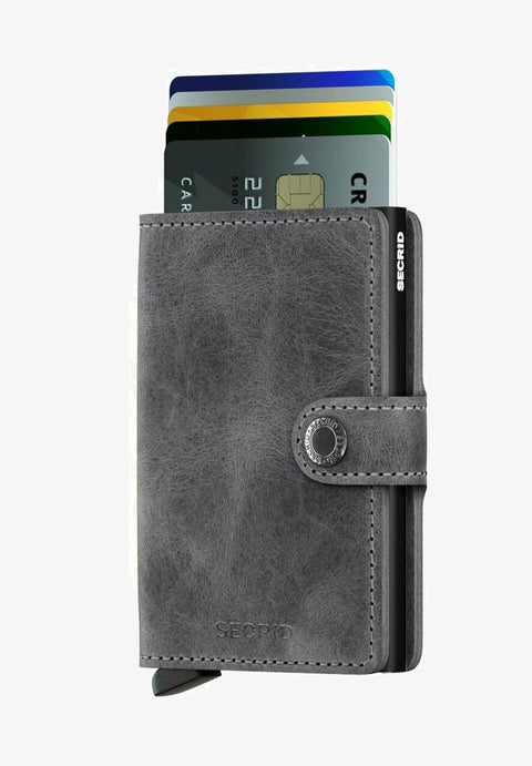 MINIWALLET SECRID VINTAGE grau-schwarz