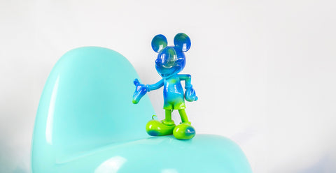 SKULPTUR MICKEY WILLKOMMEN SONNENAUFGANG BLAU DISST03002DEG7 LEBLON DELIENNE MEHRFARBIG