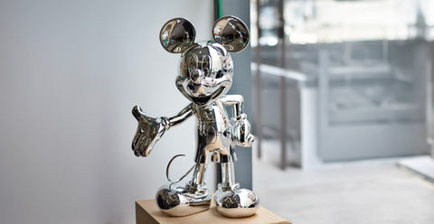 SKULPTUR MICKEY WILLKOMMEN 30 CM DISST03002MEAR LEBLON DELIENNE SILBER