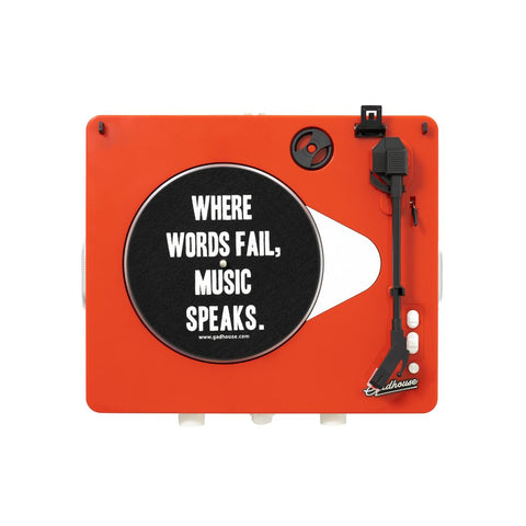 PLATTENSPIELER MK II BRAD RETRO PLATENSPELER TANGERINE GAD00115-1 GADHOUSE ORANGE