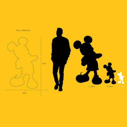 SKULPTUR MICKEY MIT LIEBE SCHWARZ & GOLD DISST03003KHNOOR LEBLON DELIENNE SCHWARZ