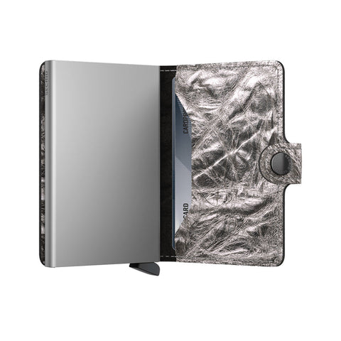 SECRID SILBER CRUNCH MINIWALLET