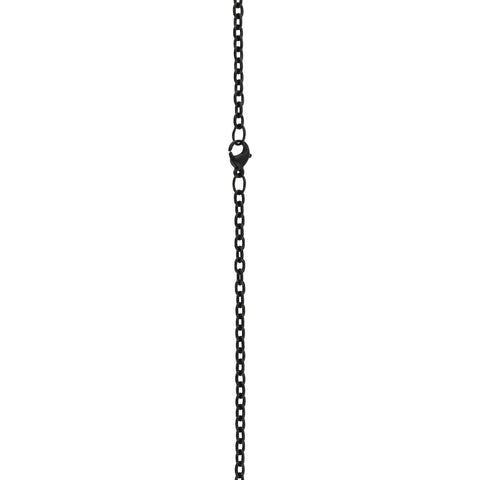 LI NECKLACE MATTSCHWARZ FEUERZEUG HALSKETTE K27068CH ST DUPONT