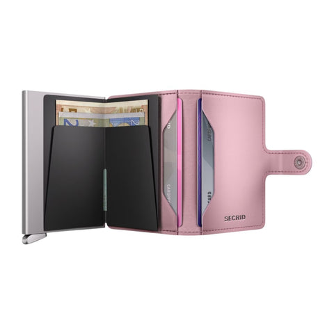 PREMIUM-GELDBÖRSE MINI-GELDBÖRSE PRÄGUNG DIAMANT SECRID ROSE PINK
