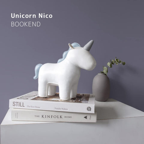 EINHORN-BUCHSTÜTZEN NICO WEISS ZUBV03110120 1 KG ZUNY