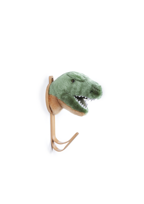 T-REX-KOPF KLEIDERHAKEN ART. WS5064 WILD & SOFT GREEN