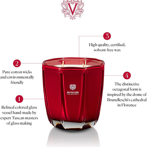 CANDELA 500 GR ROSSO NOBILE TORMALINA 2.0 DR. VRANJES