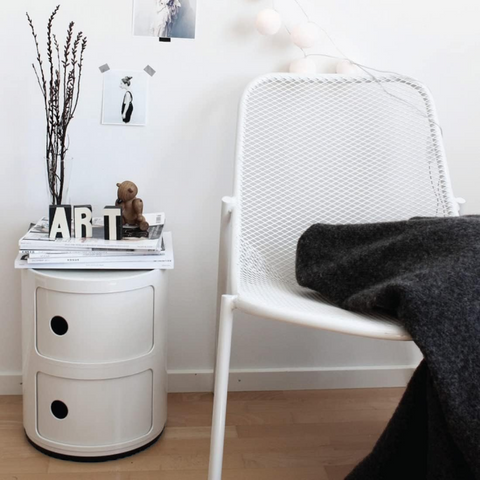 MODULAR NACHTTISCH EIN ELEMENT 4953/03 KARTELL WEISS