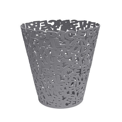 CESTINO GETTACARTE BALVI LETTERE GREY