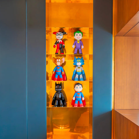 SKULPTUR SUPER POP SUPERMAN ORIGINAL 25CM WARST02501SMPO LEBLON DELIENNE BLAU