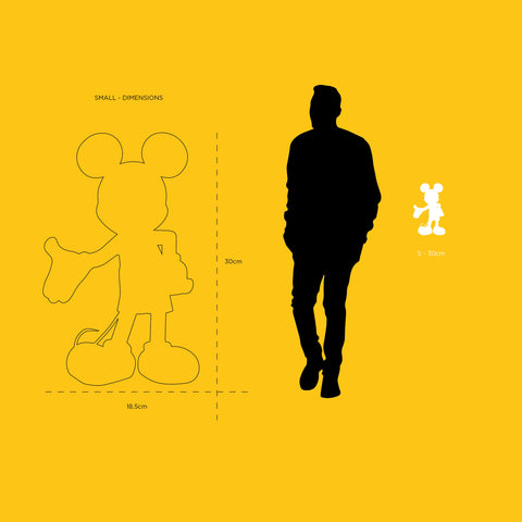 SKULPTUR MICKEY WILLKOMMEN SONNENAUFGANG BLAU DISST03002DEG7 LEBLON DELIENNE MEHRFARBIG