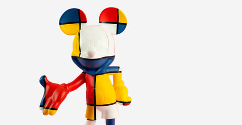 SKULPTUR MICKEY WELCOME ART COLLECTION 1 30CM DISST03002MD LEBLON DELIENNE MEHRFARBIG