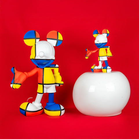 SKULPTUR MICKEY WELCOME ART COLLECTION 1 30CM DISST03002MD LEBLON DELIENNE MEHRFARBIG