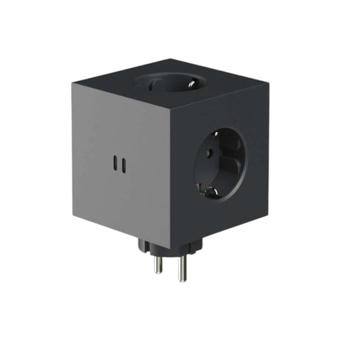 SQUARE 2 USB C-BUCHSE STOCKHOLM SCHWARZ BUCHSE F VOLT