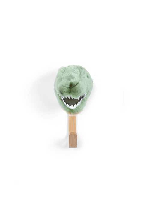T-REX-KOPF KLEIDERHAKEN ART. WS5064 WILD & SOFT GREEN