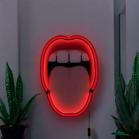LED NEON ZUNGE 13101 ROT SELETTI