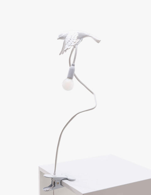 LAMPADA USB IN RESINA CON MORSETTO SPARROW-LANDING ART. 15311 SELETTI