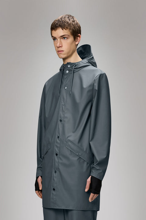 REGENMANTEL LANGE JACKE S W3 12020 RAINS LAGOON BLUE
