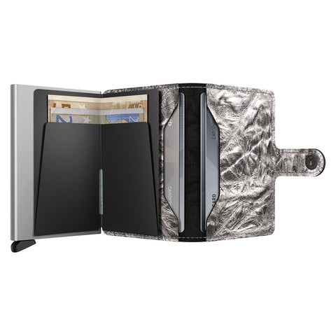 SECRID SILBER CRUNCH MINIWALLET