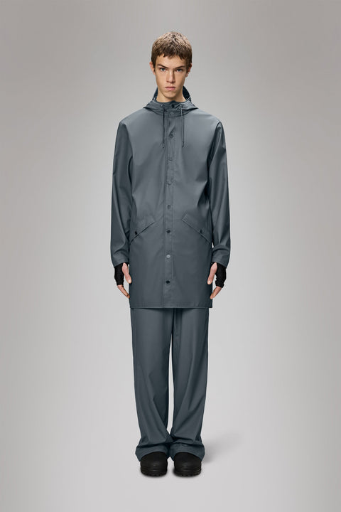 REGENMANTEL LANGE JACKE S W3 12020 RAINS LAGOON BLUE