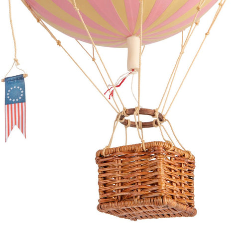 Heißluftballon 18 cm Hellrosa AP161P Authentische Modelle