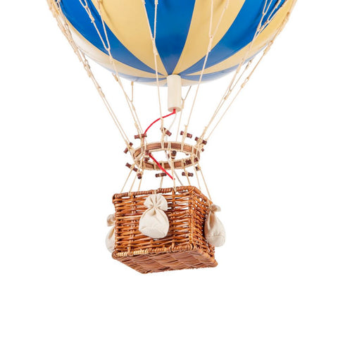 GROSSER BLAUER HEISSLUFTBALLON ART.AP163D AUTHENTISCHE MODELLE