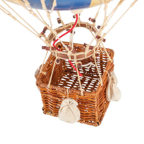 GROSSER BLAUER HEISSLUFTBALLON ART.AP163D AUTHENTISCHE MODELLE