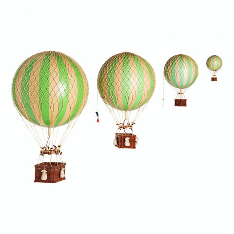 KLEINER GRÜNER HEISSLUFTBALLON AP160G AUTHENTISCHE MODELLE