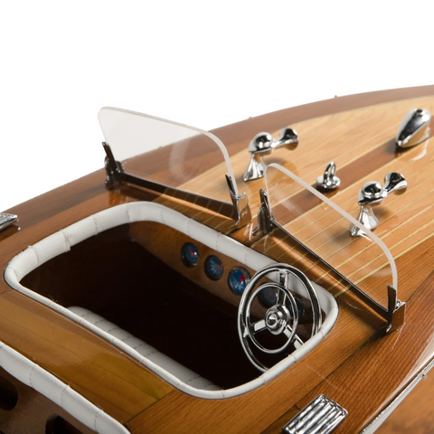 AUTHENTISCHES MODELL TRIPLE COCKPIT ART MOTORBOOT AS183