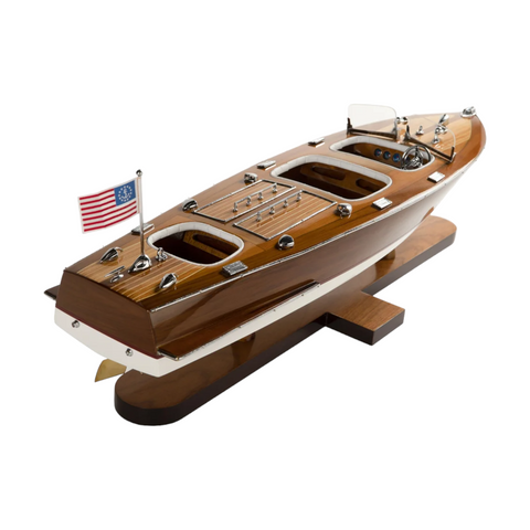 AUTHENTISCHES MODELL TRIPLE COCKPIT ART MOTORBOOT AS183