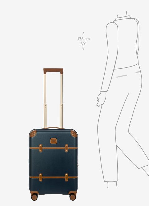 TROLLEY BELLAGIO BBG38301.698 BRIC'S BLUE TAN