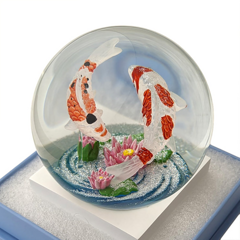 COOLE SCHNEEKUGELN KOI-FISCHE CS361-KOIF