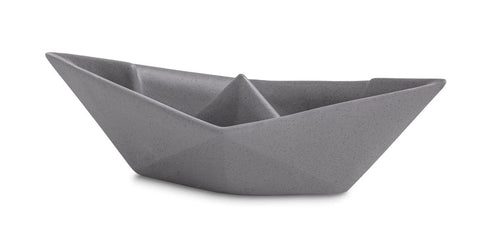 BARCHETTA ORIGAMI MEDIA GRIGIO CERAMICHE CRESCENTINI ART. 2377