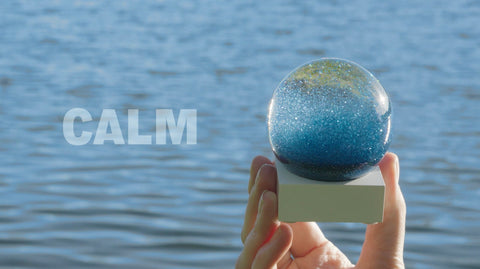 COOL SCHNEEKUGELN SERENITY Spheres SS001-BLAU BLAU