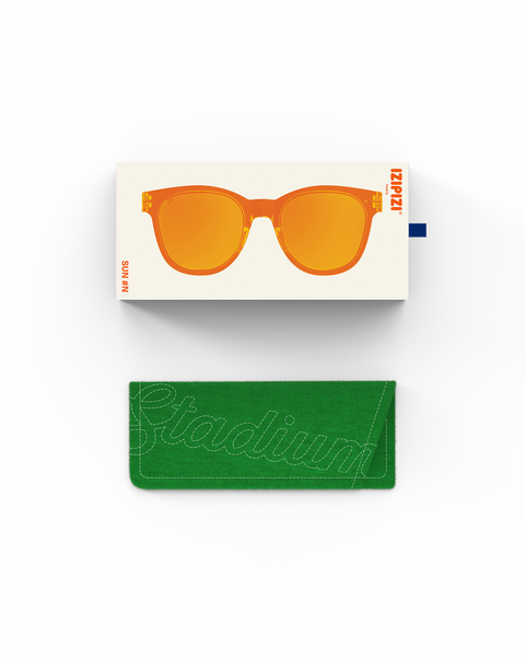 BRILLE SUN N ATHLETIC LILA BLAU LINSEN+0 IZIPIZI LILA
