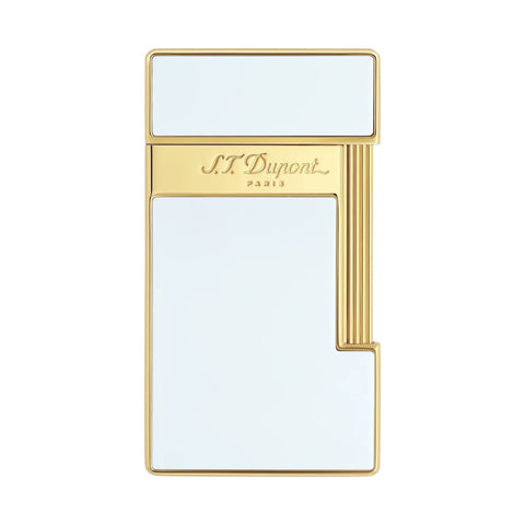 BQ SLIMMY LAQUE SCHWARZ GOLD FEUERZEUG ART. 028004 ST DUPONT