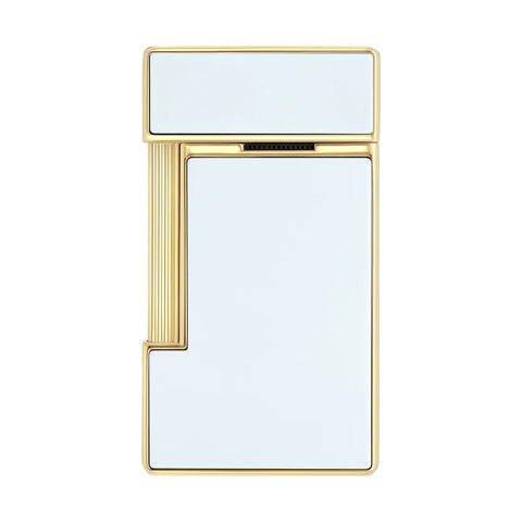 BQ SLIMMY LAQUE SCHWARZ GOLD FEUERZEUG ART. 028004 ST DUPONT