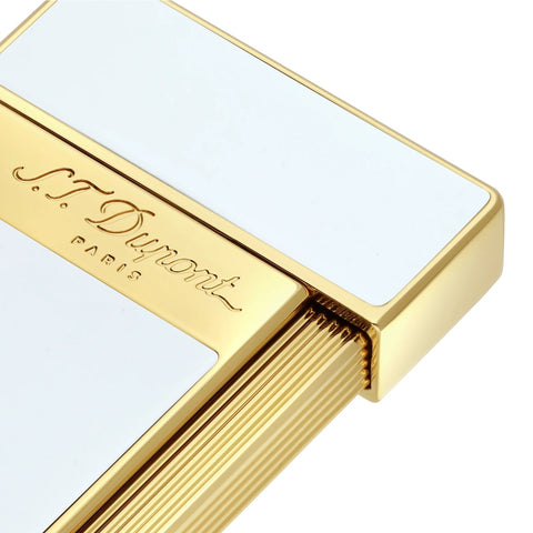 BQ SLIMMY LAQUE SCHWARZ GOLD FEUERZEUG ART. 028004 ST DUPONT