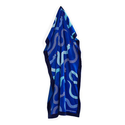 STRANDTUCH EDEN BEACH 40X70 ART. 34071 JONATHAN ADLER BLAU