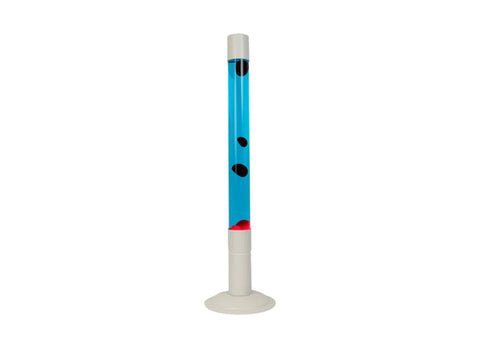 LAVA LAMP FISURA BASE BIANCA LIQUIDO AZZURRO E ROSSO ART. FL1818 MULTICOLOR