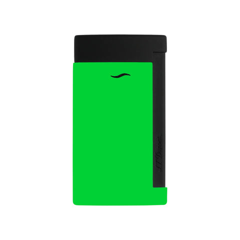 BQ SLIM 7 FLUO VERT FEUERZEUG ART. 027772 ST DUPONT